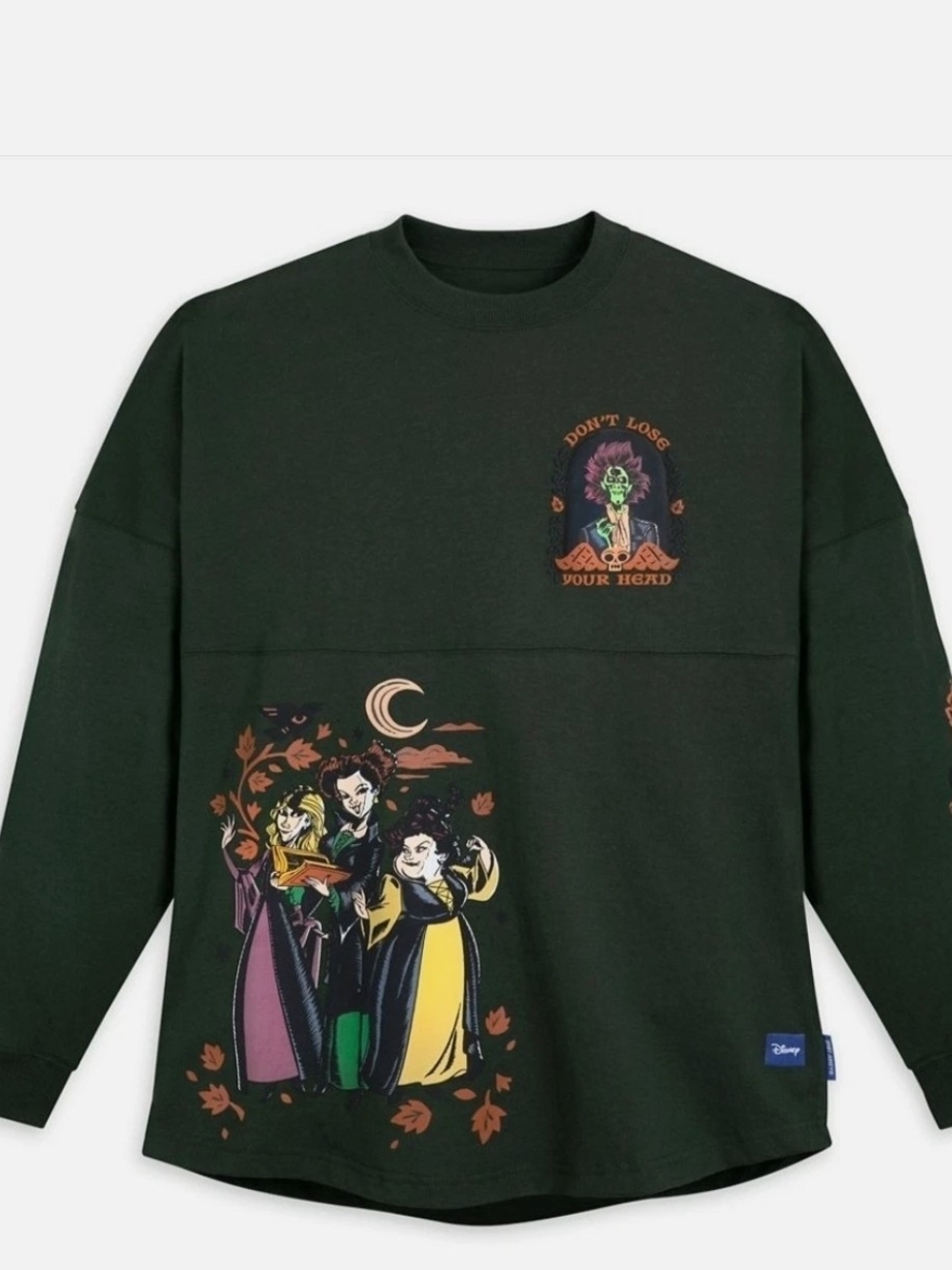 Disney Hocus Pocus Graphic Crewneck Sweater - Dark Green